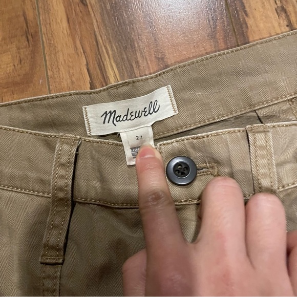 Madewell The Perfect Vintage Straight Workwear Pant Size 27 - Picture 5 of 16